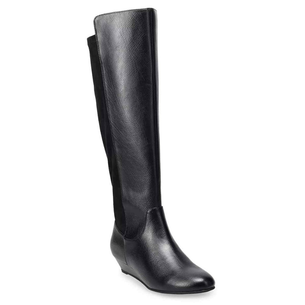 SO Black Heeled Boots